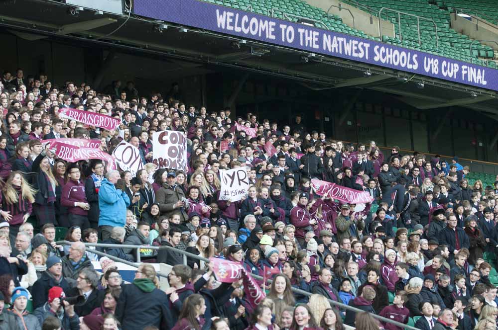 NatWest Schools Cup Final (won 18-10 against QEGS Wakefield